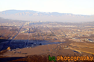 Las Vegas from the Sky painting