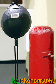 Boxing Equipment painting