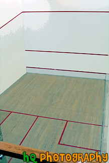 Racquetball Court painting