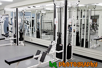 Weight Room & Weight Machines painting