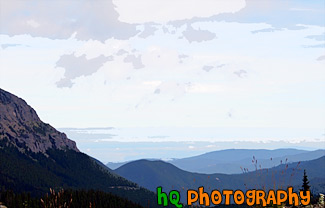 Hills of Olympic Mountains painting