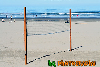 Beach Volleyball Net painting