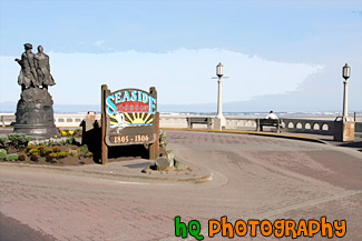 Seaside Oregon Boardwalk painting