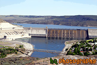 Grand Coulee Dam painting