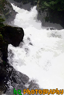 Deception Falls Under Stevens Pass painting