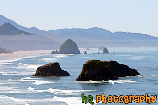 Cannon Beach & Ocean Rocks painting