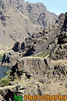 Hells Canyon Rocks painting