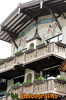 Hotel Europa in Leavenworth painting