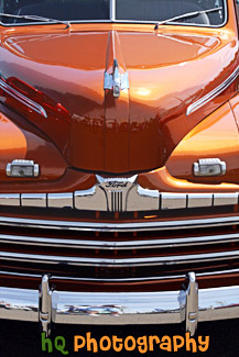 Front of Old Orange Ford Truck Super Deluxe painting