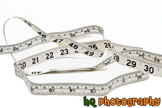 Measuring Tape on White Background painting