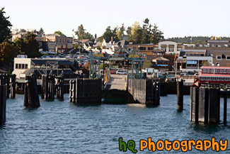 Friday Harbor Shore painting