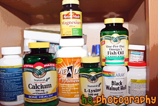 Vitamins in Cupboard painting