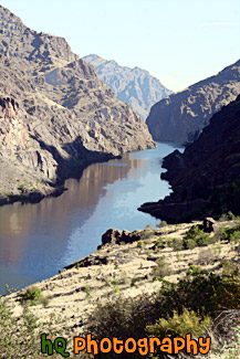 Looking Through Hells Canyon painting