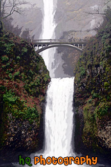 Multnomah Falls & Bridge painting