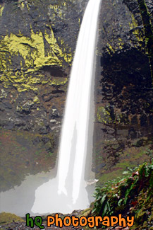 Elowah Falls Close Up painting