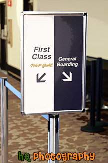 Airline Boarding Sign painting