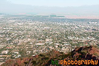 Scottsdale View from Camelback Mountain painting