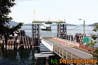 Lopez Island Ferry Dock painting