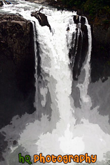 Snoqualmie Falls, June 2010 painting