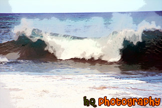 Kauai Crashing Waves painting