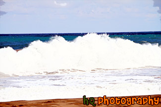 Waves Crashing, Kauai painting