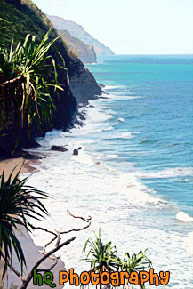 Na Pali Coast, Kauai painting