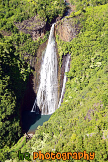 Jurassic Falls, Kauai painting