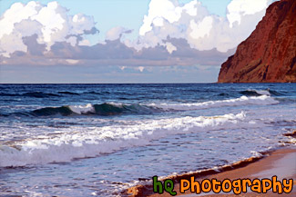 Kauai at Polihale Beach Park painting