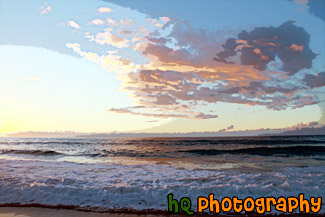 Kauai at Dusk painting