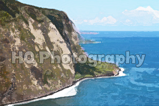 Waipio Valley, Hawaii painting