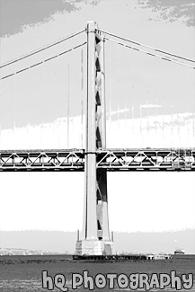 Bay Bridge, San Francisco painting