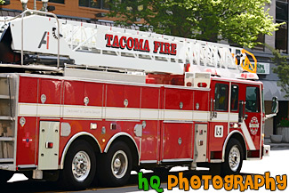 Red Fire Truck painting