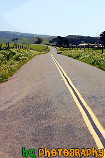 Marin County Farm Road painting