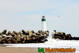 Santa Cruz Lighthouse (Walton) painting