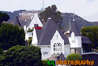 Hollywood Sign & Scenic House painting