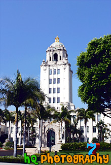 Beverly  Hills City Hall painting