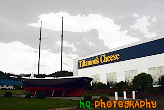 Tillamook Cheese Factory, Oregon painting