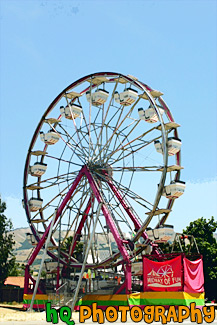 Ferris Wheel in San Jose painting