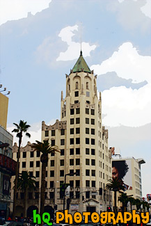 Hollywood First National Building painting