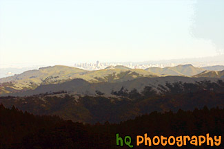 San Francisco View from Mt. Tamalpais painting