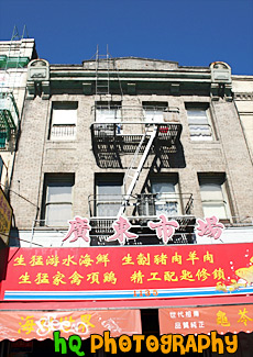 Chinatown Building painting