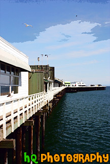 Santa Cruz Pier painting