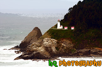 Heceta Head Lighthouse painting