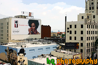 Hollywood, California Buildings painting