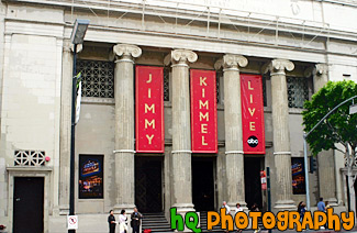 Jimmy Kimmel Live Building, Hollywood painting