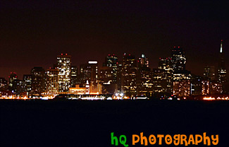 City of San Francisco at Night painting