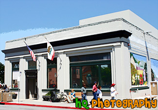 Half Moon Bay City Hall painting