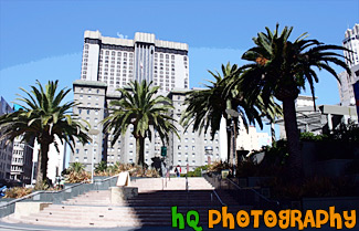 Union Square, San Francisco painting