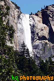 Bridalveil Fall Scene painting