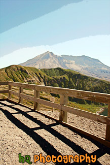 Mount St. Helens at Windy Ridge painting